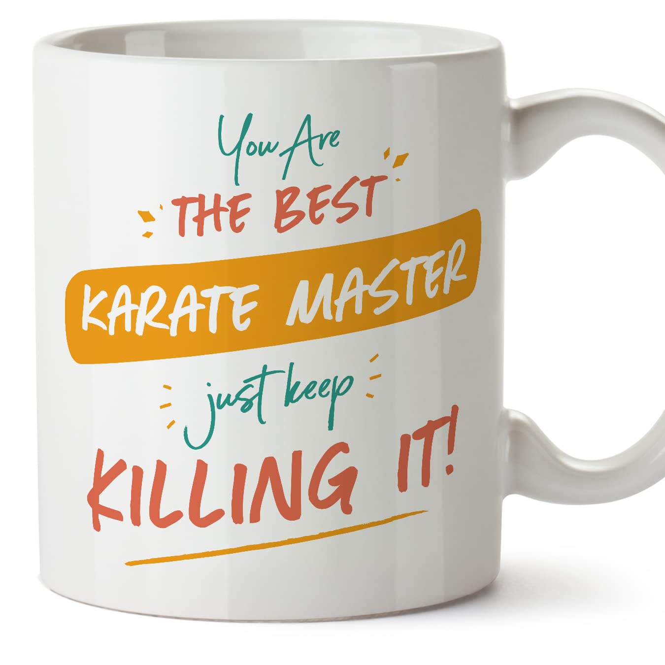 MUGFFINS Karate Master Woman Mug - in English - You are The Best Keep Killing it - Funny Gift for Colleagues - Ceramic 11oz Mug โ image 1