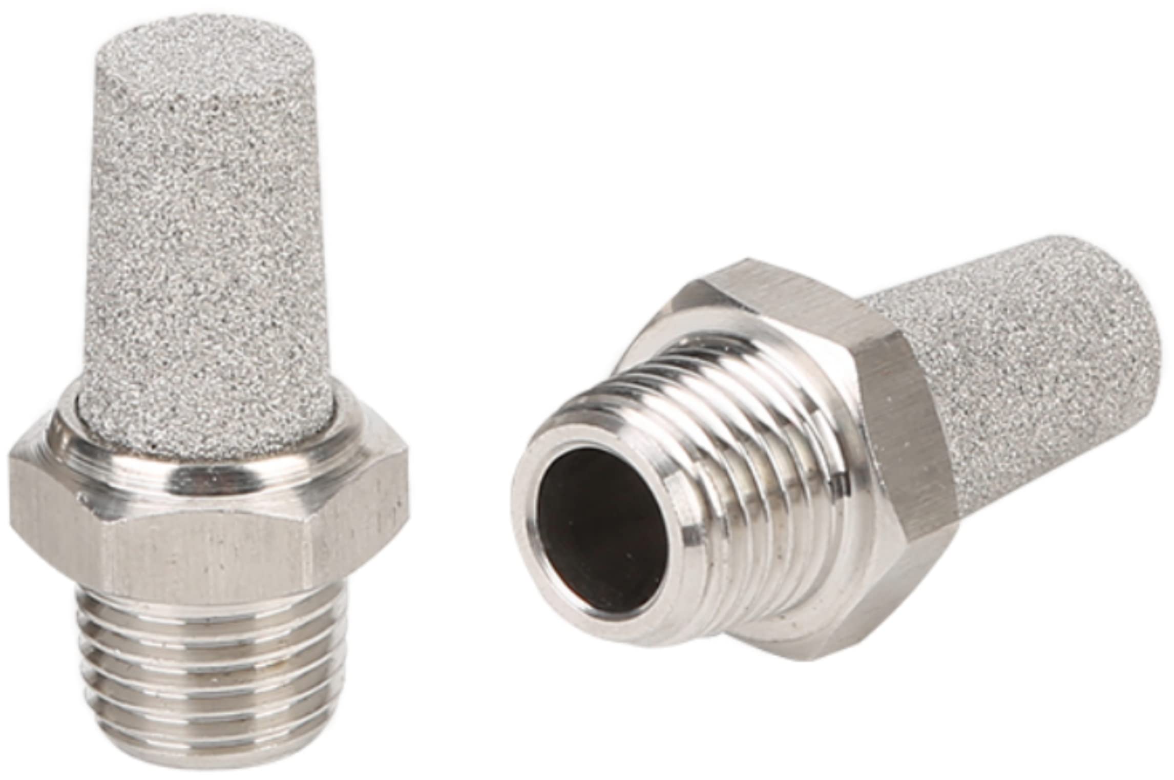 Silenziatore pneumatico VA in acciaio inox 1/8" 1/4" 3/8" 1/2" V2A