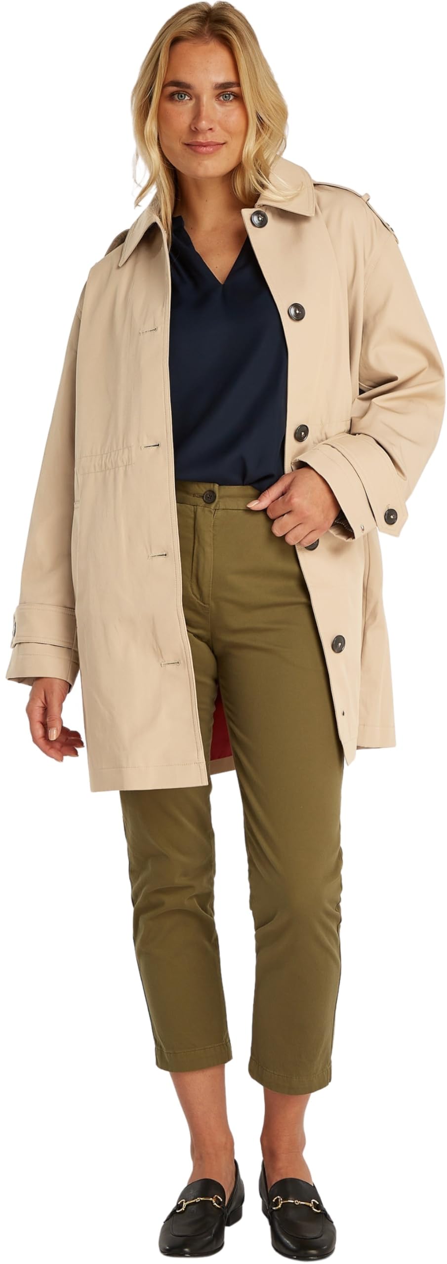 Tommy Hilfiger Donna Parka Cotton Hood Trench