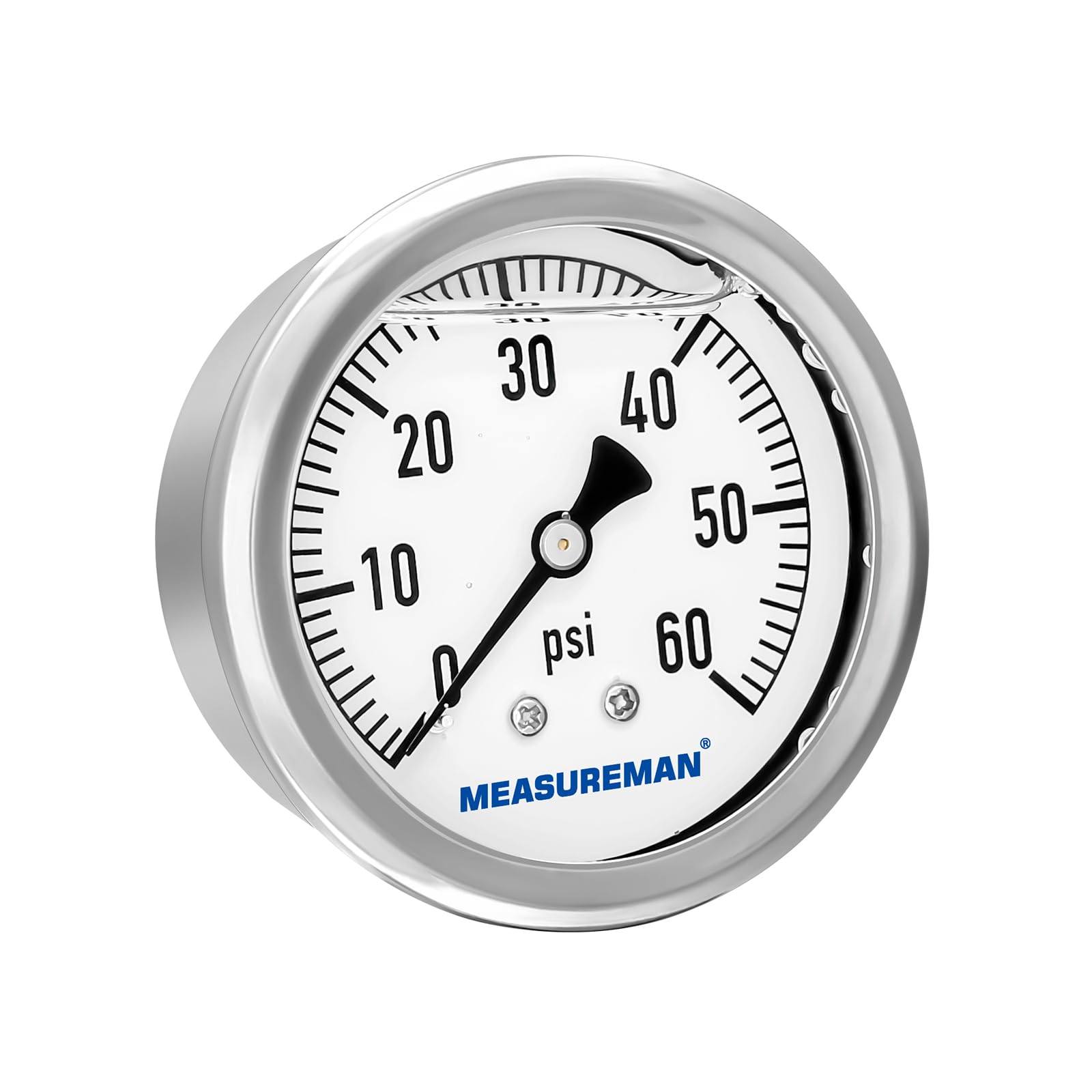 Glycerin Filled Pressure Gauge - 0-100psi -8