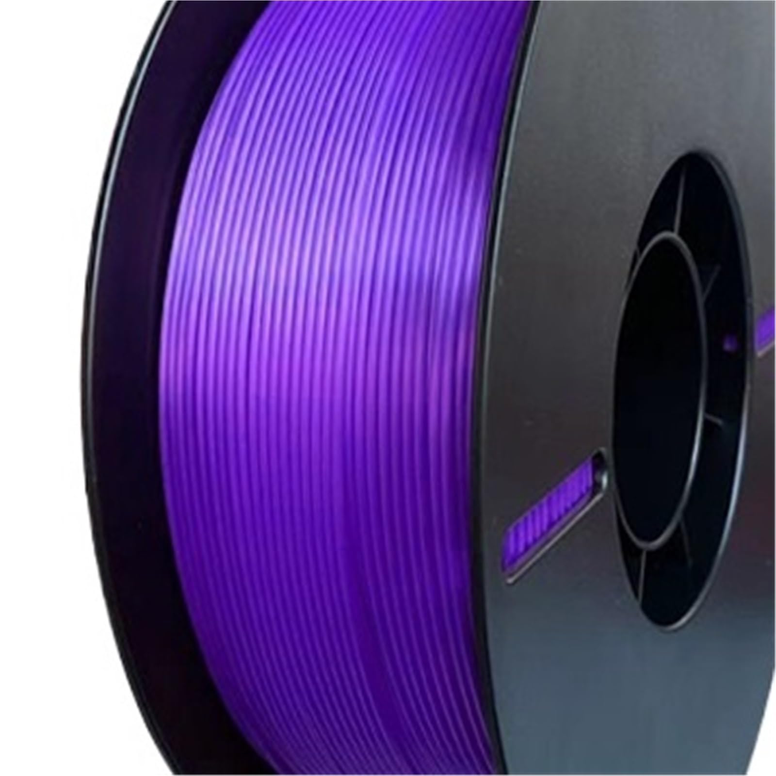 Compatible con filamento PLA genérico | Recambios envasados ​​al vacío rojo violeta seda 1,75 mm 250 g 500 g 1 kg(PLA silk purple C)