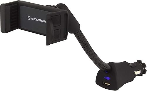 Miniatura 6 de Scosche SUHRM Soporte para teléfono para espejo retrovisor, giratorio de 360°, soporte para teléfono celular, soporte para teléfono celular