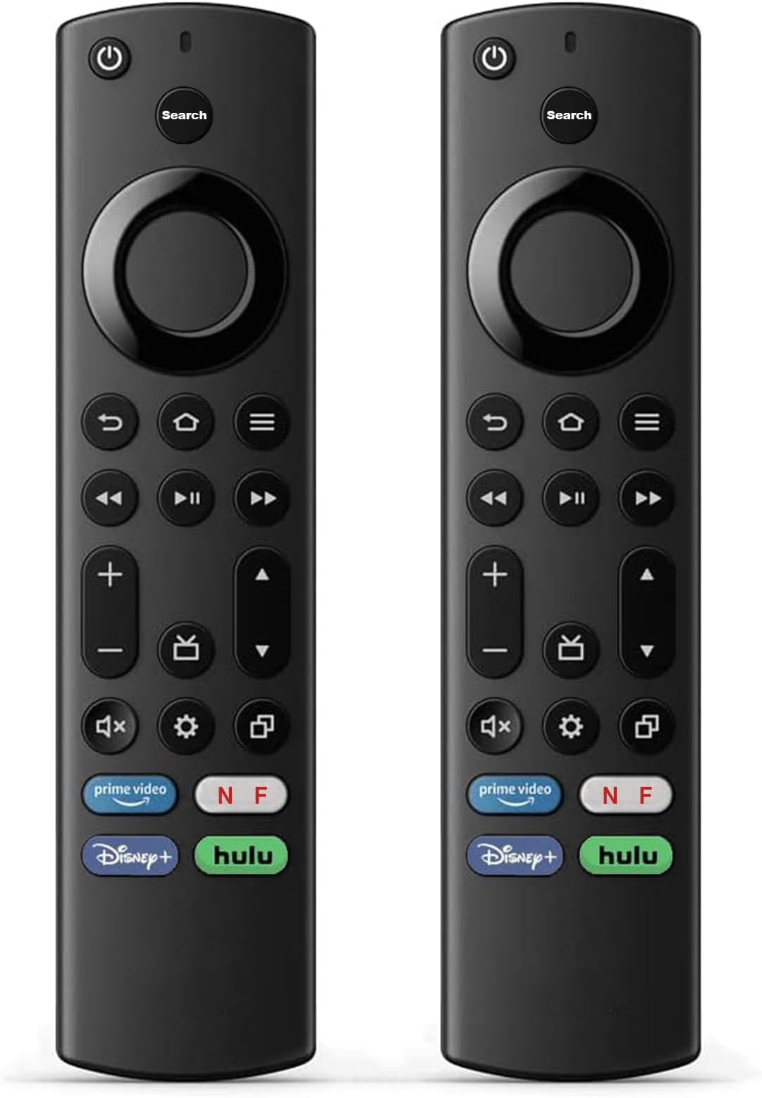 (Pack of 2) Replacement Universal Remote for All Insignia Smart TVs Toshiba Smart TVs AMZ Omni TV and AMZ 4-Series Smart TVs Remote Control