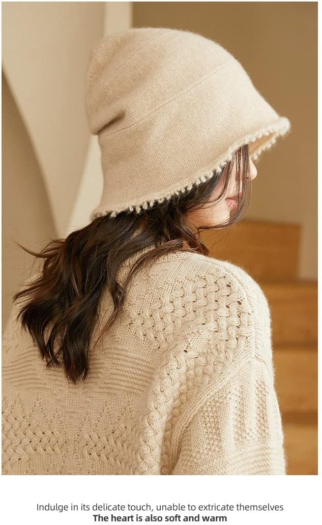 Cashmere Hat Female Winter Casual Hundred Take Warm Knitted Cap Fisherman's