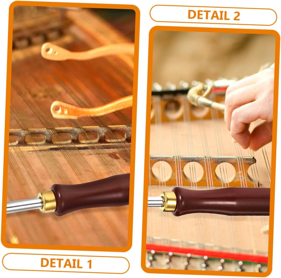 2pcs Dulcimer Tuning Wrench, Precision Adjustment Tool for Musicians