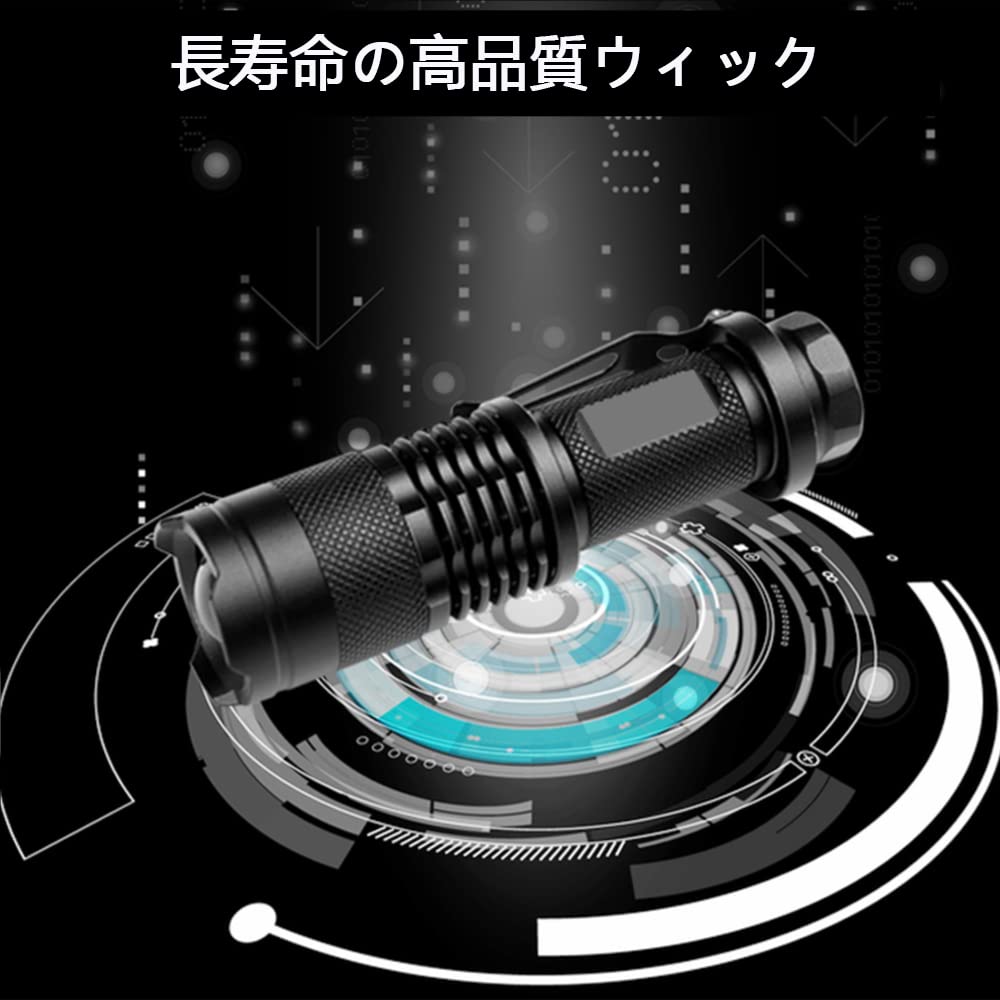 Amazon.co.jp: （2パックホワイトライト）懐中電灯、ハンドヘルド懐中
