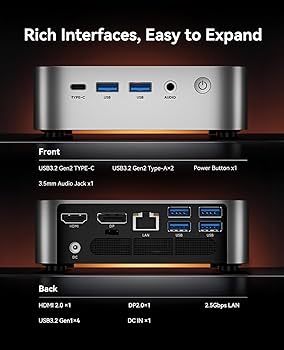 Amazon.com: ACEMAGICIAN Matrix Mini M1 Mini Gaming PC AMD