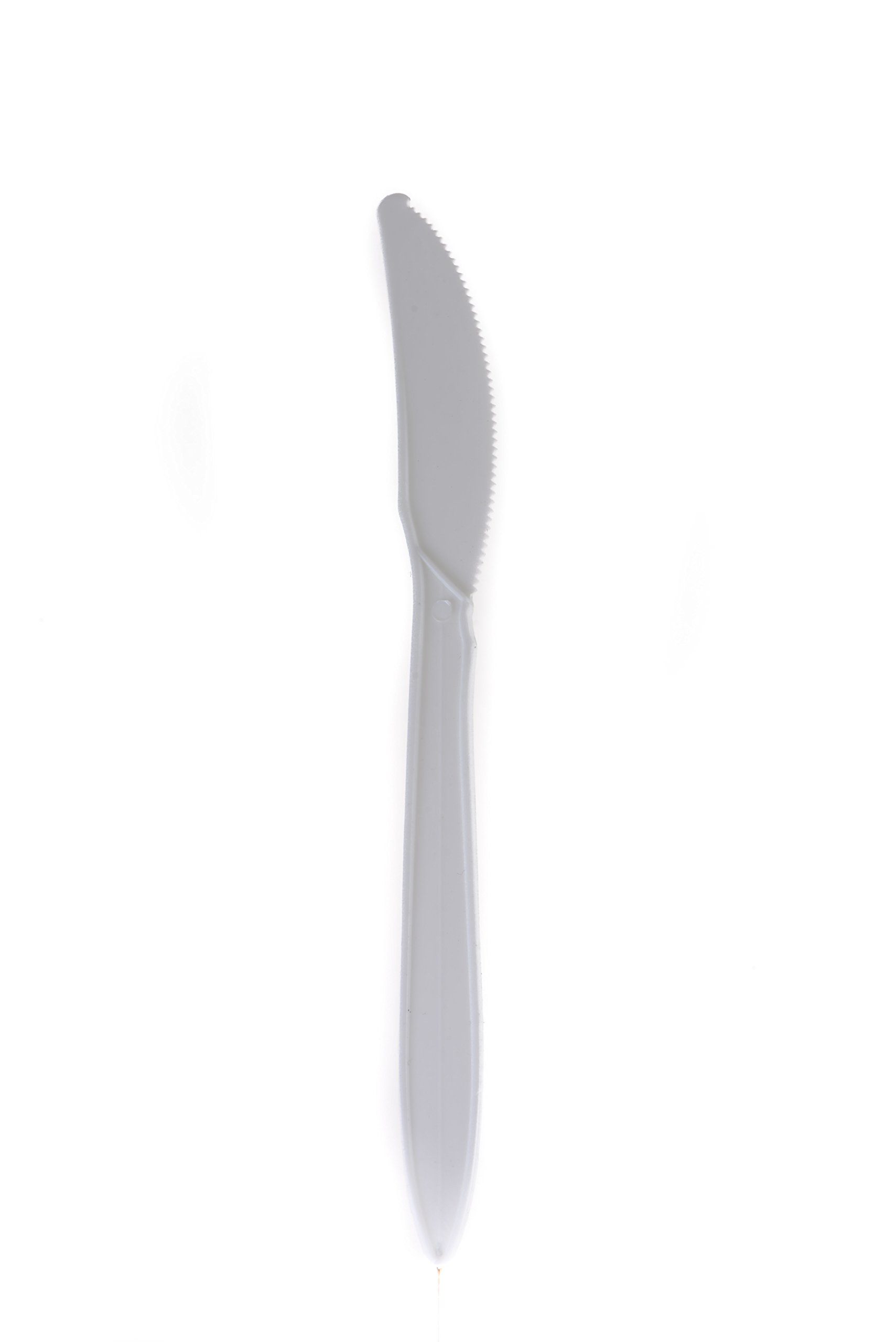 Disposable Plastic Cutlery Knives (50 Count) - Medium Weight White Disposable Plastic Knife - Great for Parties, Office, Lunch, Restaurants by EcoQuality