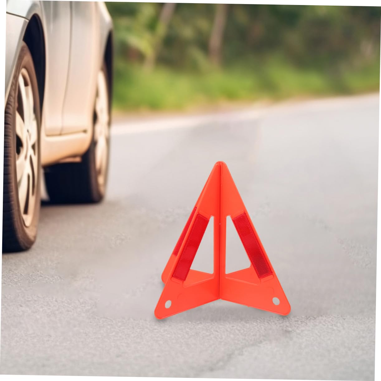 Gatuida Segnale di Avvertimento per Auto Triangoli di Sicurezza Kit di Sicurezza del Veicolo Triangolo di Avvertimento per Auto Triangoli Lungo La Strada Catarifrangenti per Il