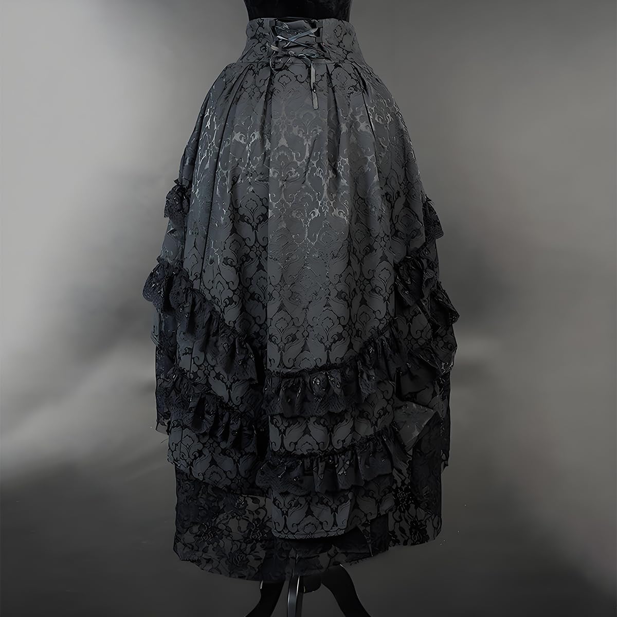 COSDREAMER Damen Viktorianischer Steampunk Gothic Rock Mittelalter Renaissance Spitze Bustle Kostüm