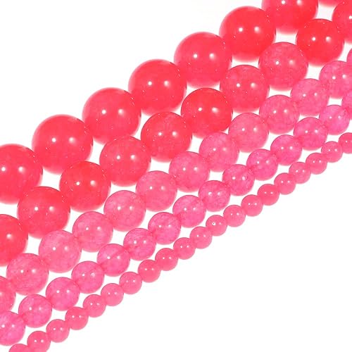 Vista 13 de Cuentas redondas sueltas de calcedonia de color amarillo claro natural de 0.394 pulgadas (0.394 in), pulsera de piedra de cristal, accesorios