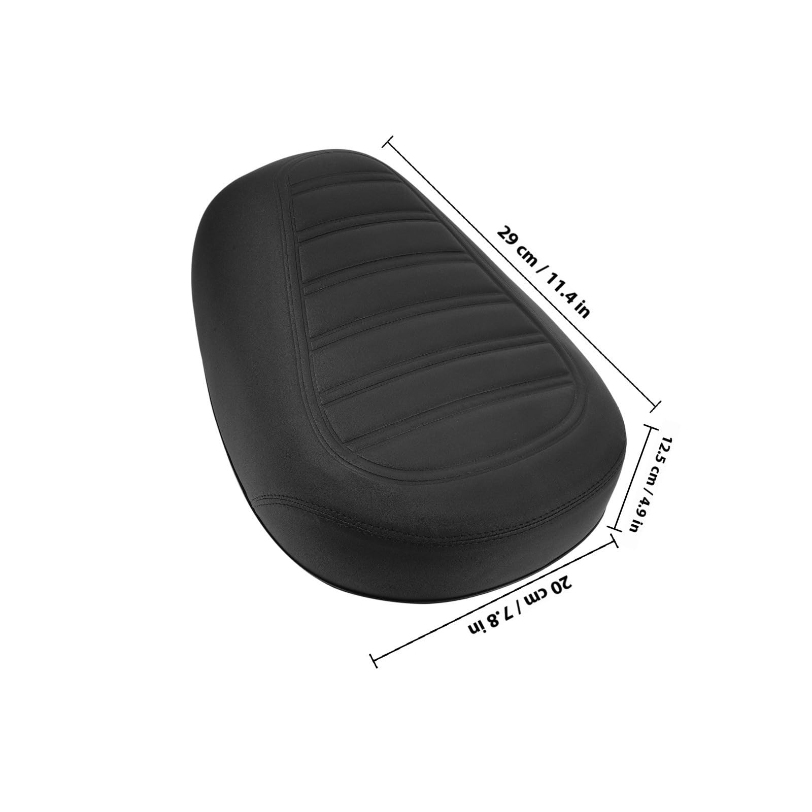 Asiento de Bicicleta Eléctrico de Esponja Elástica Negra