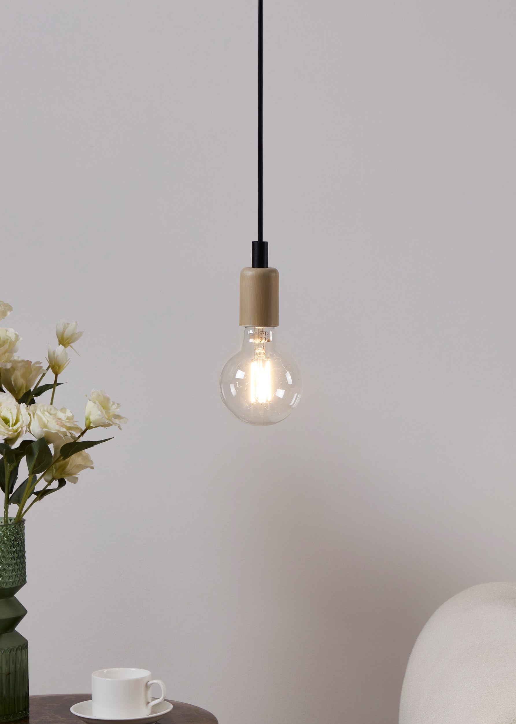 Eglo E27 LED dimmerabile, lampadina classica a globo, illuminazione (Confezione da 3)