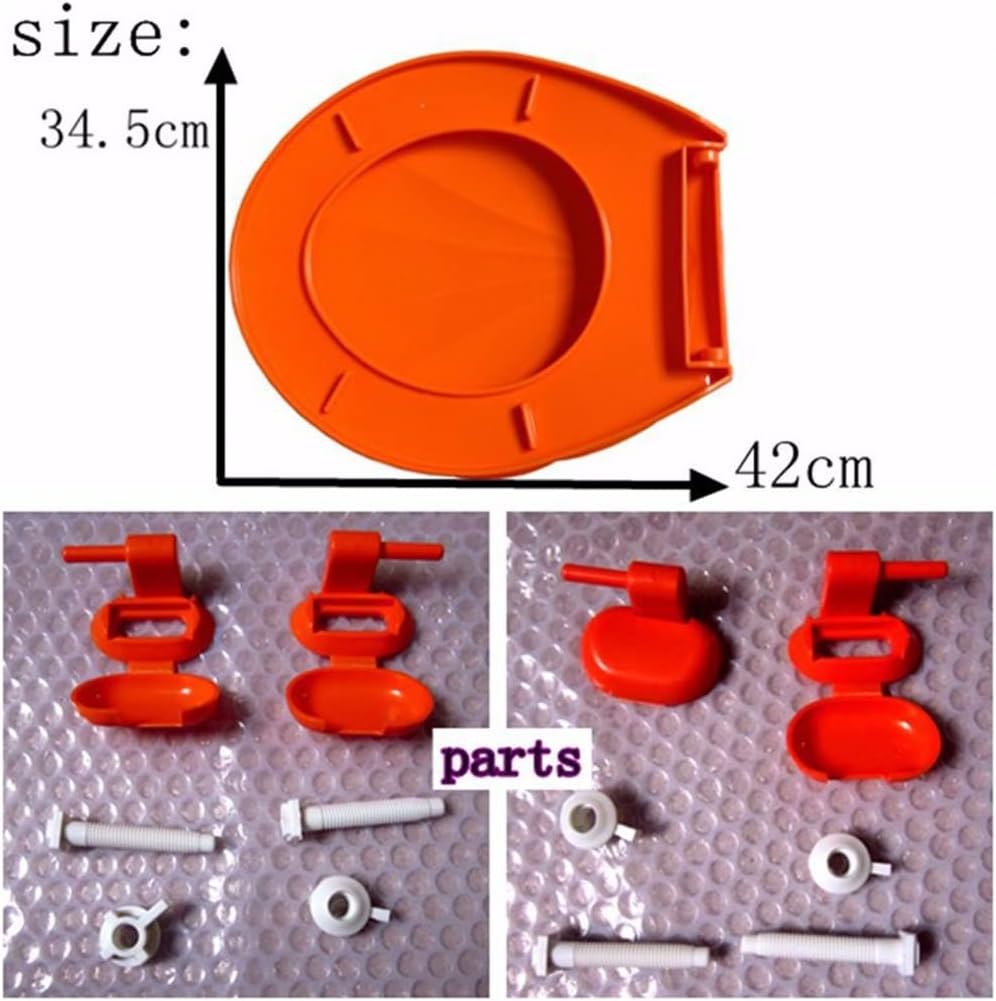 Toilet Lid Cover Standard Accessory Closing Colorful Seat Set Bathroom Pp Universal