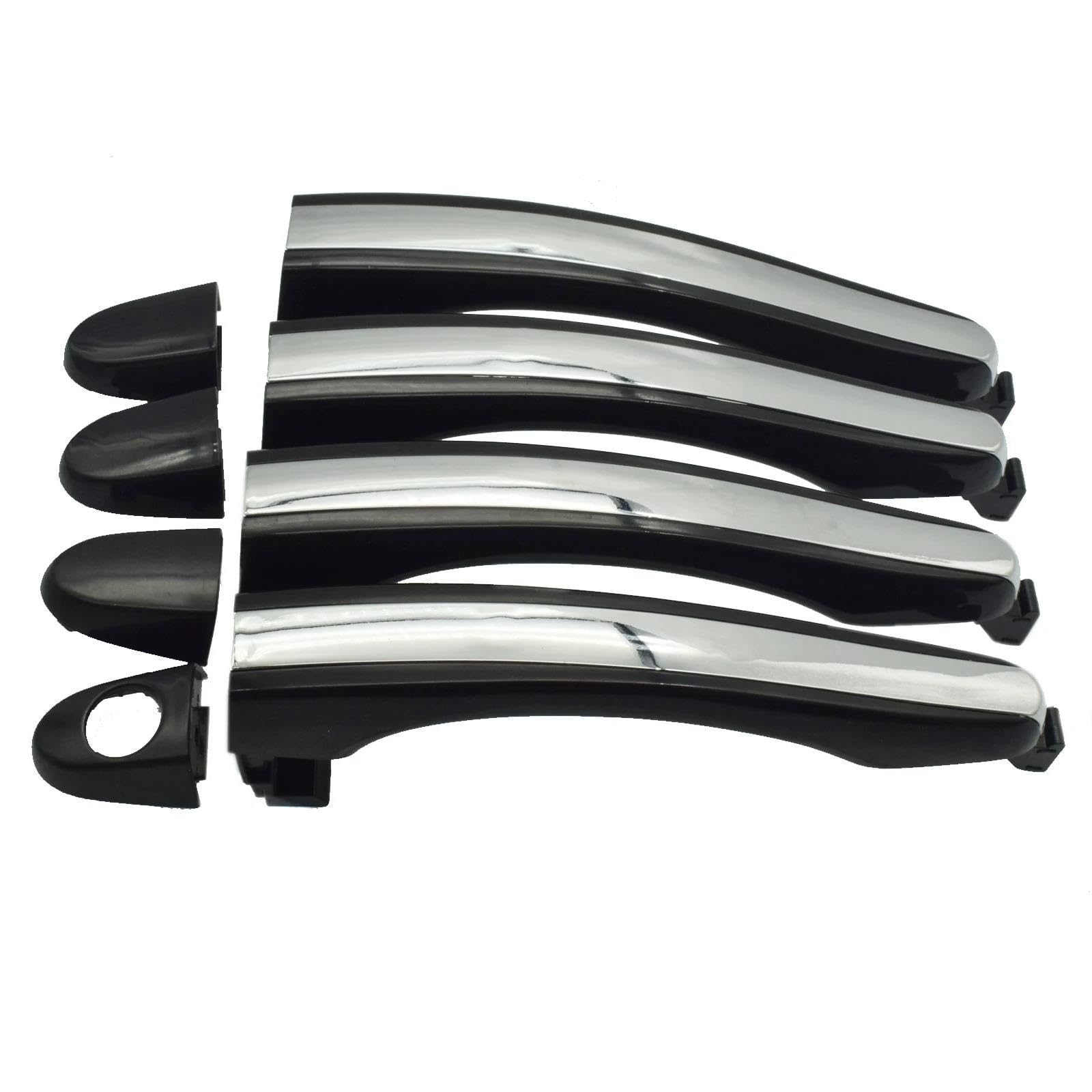 SLIMES Exterior Outside Car Door Handles 4PCS for Hyundai for Azera 2006-2011 826513L000, 826523L000,82610-3L000 Protection