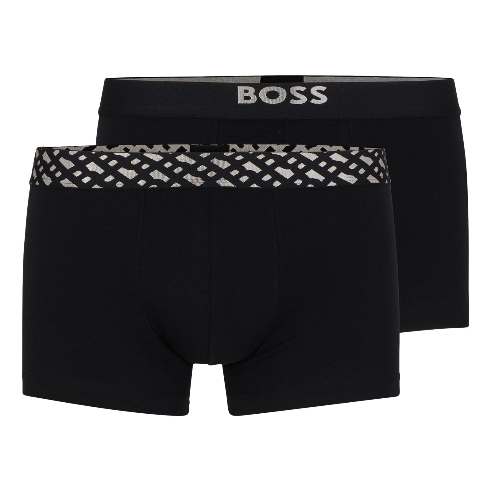 BOSSMen's Underwear Trunks Cotton Stretch Pack of 2