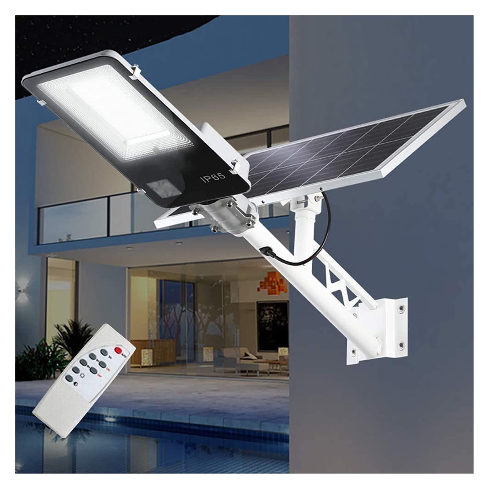 Courtyard Light Solar Lights Outdoor Garden 15W 500W Led Ip65 Waterproof High Brightness Dusk to Dawn Security Lighting
