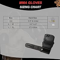 Vista 2 de Jaguar PRO Series - Guantes de tiro de combate MMA para boxeo, MMA Muay Thai, entrenamiento y trabajo en bolsa Rojo