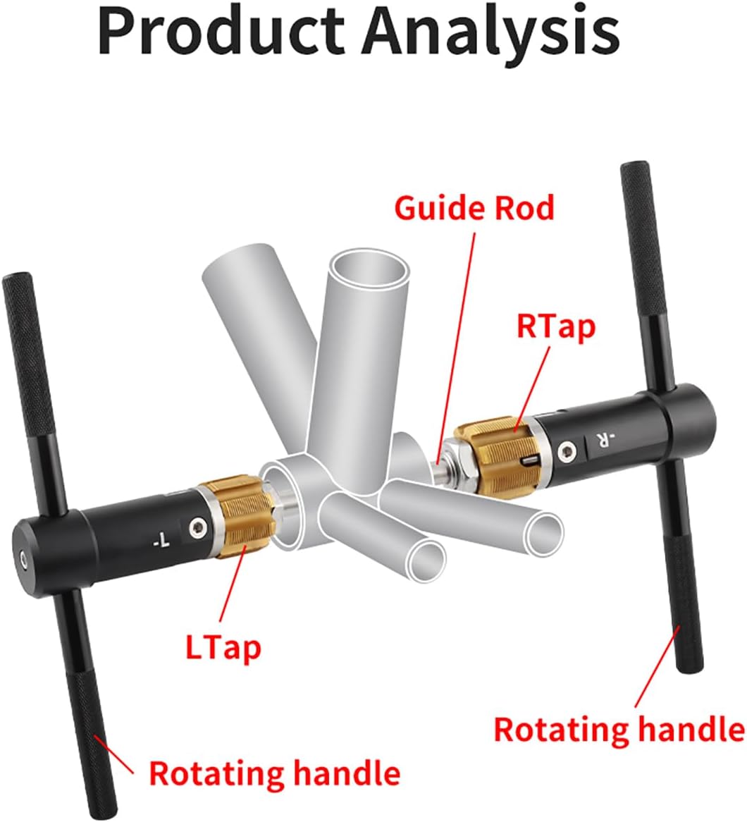 Bottom Bracket Tapping Tool Set Bike Frame Bottom Bracket Tapping Accessories BC1.37 * 24T