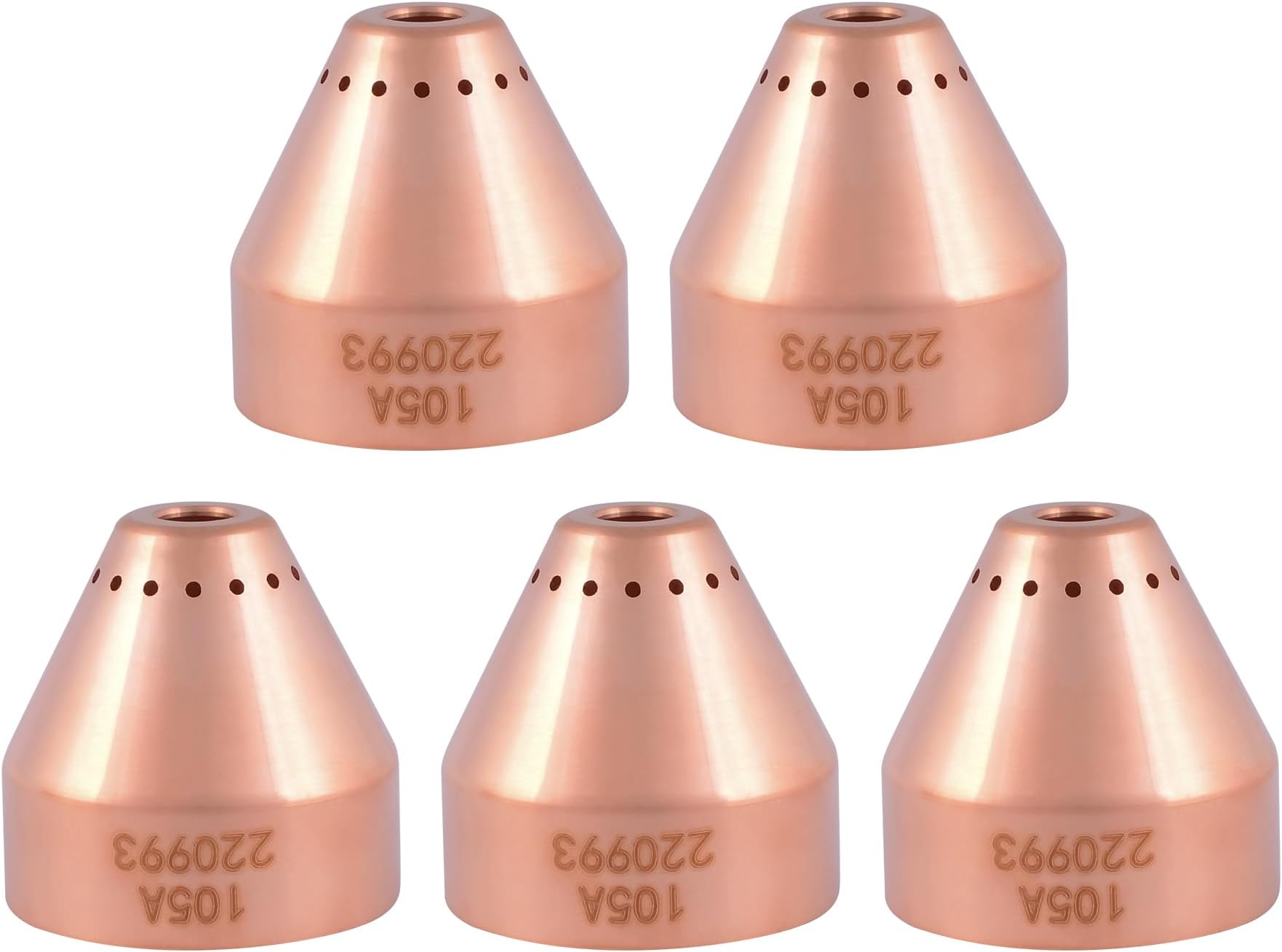 5Pcs 220993 Plasma Cutter Shield Fit for PMX 105 Machine Mechanized Plasma Cutting Torch Consumable