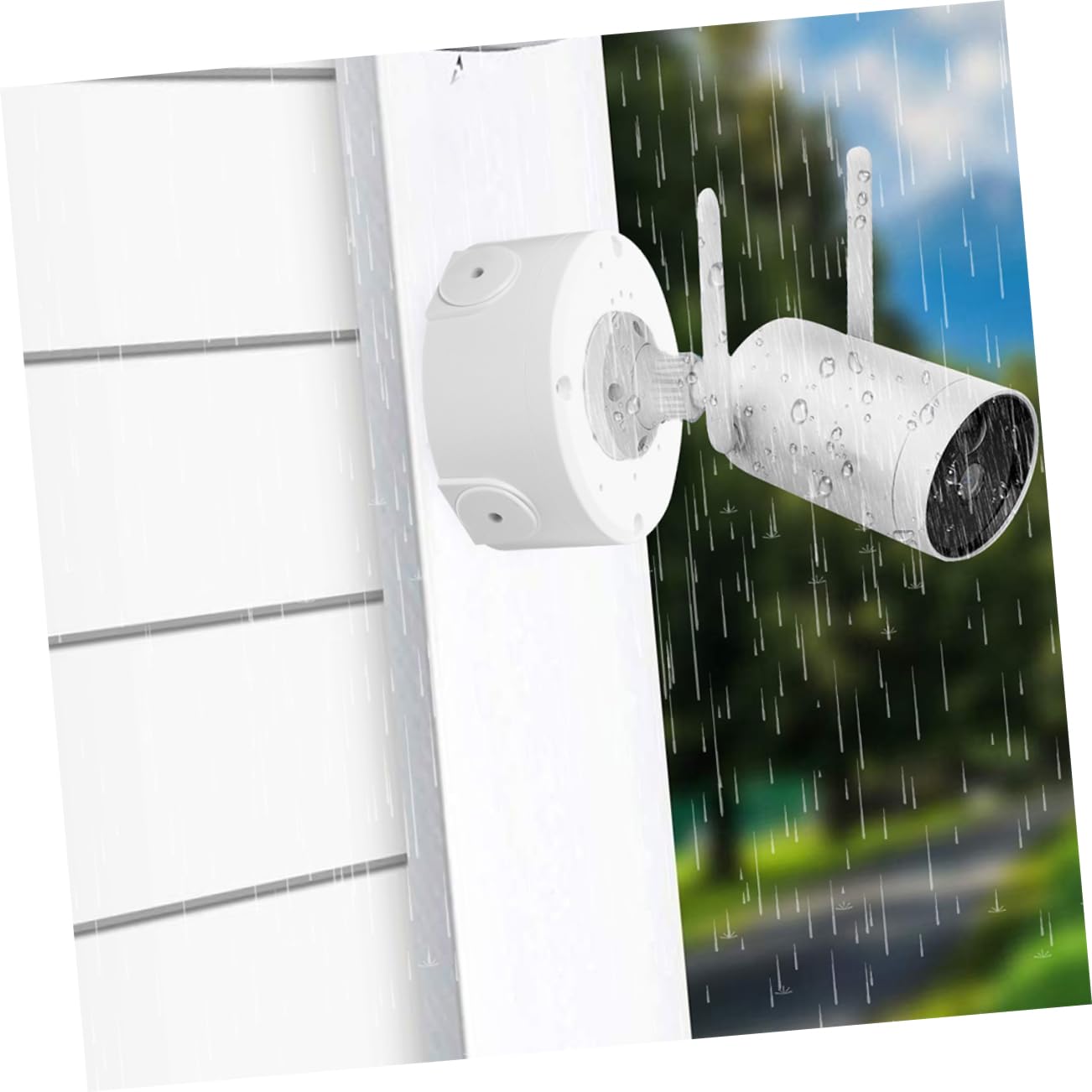 SHINEOFI 5 Ensembles Boîte De Électrique Extérieure Coffret De Protection pour Caméra Câbles Électriques Accessoire Durable 2 Pièces * 5