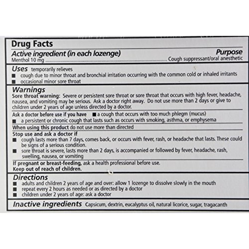 Fisherman's Friend Menthol Cough Suppressant Lozenges, 0.16 Ounce #TOP1