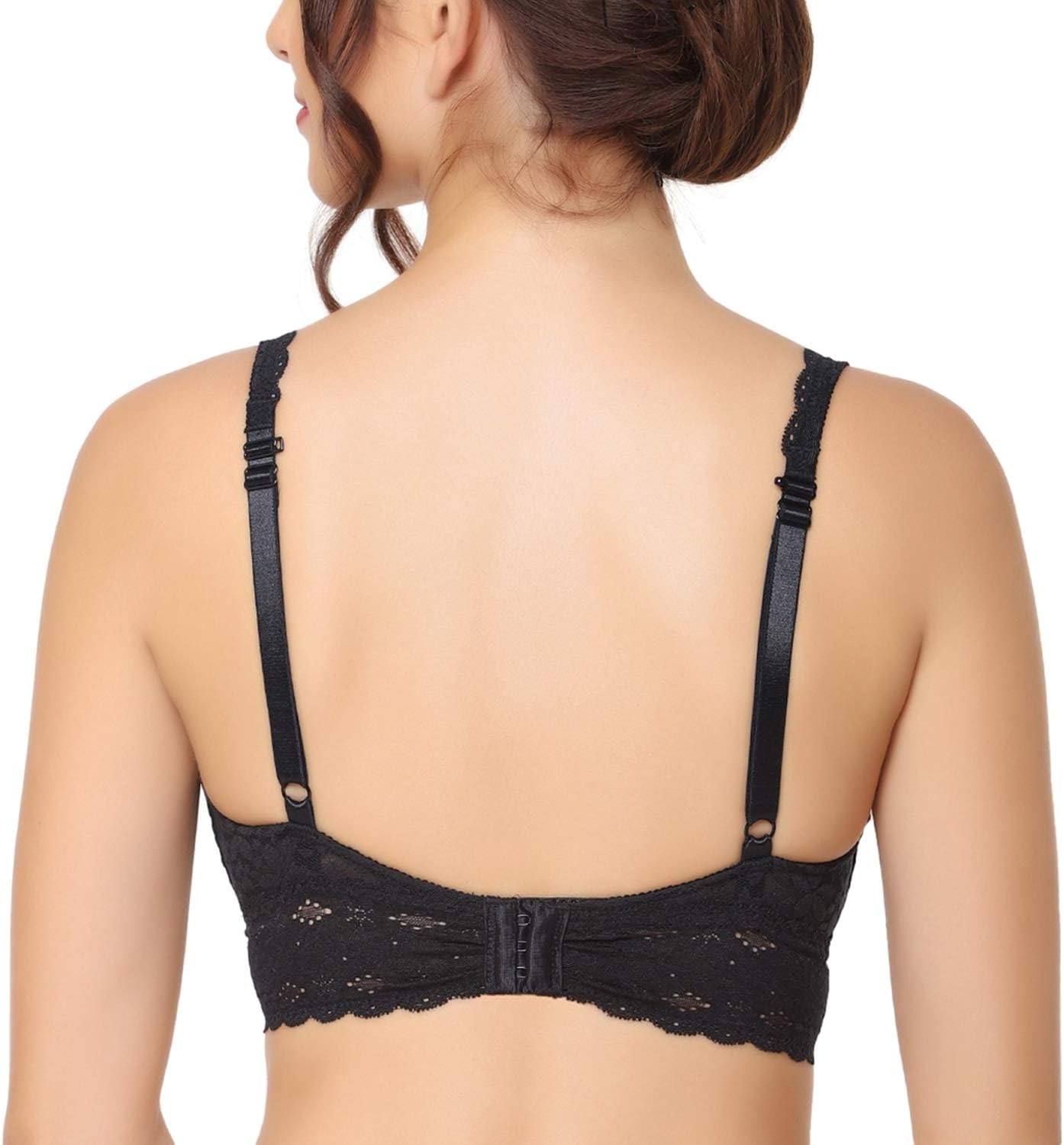 Wacoal Womens Halo Lace Bralette Bra - Image 4