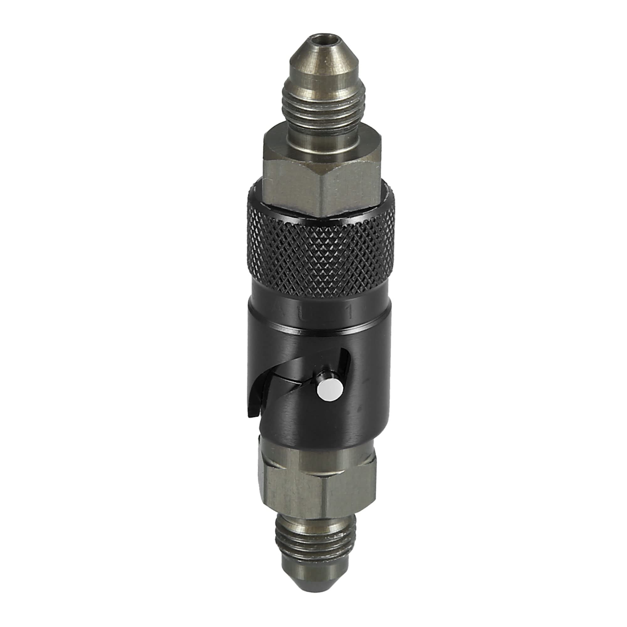 X AUTOHAUX AN3 3AN Car Motorcycle Quick Release Disconnect Dry Break Coupling Fitting Connector for Brake Hose Black