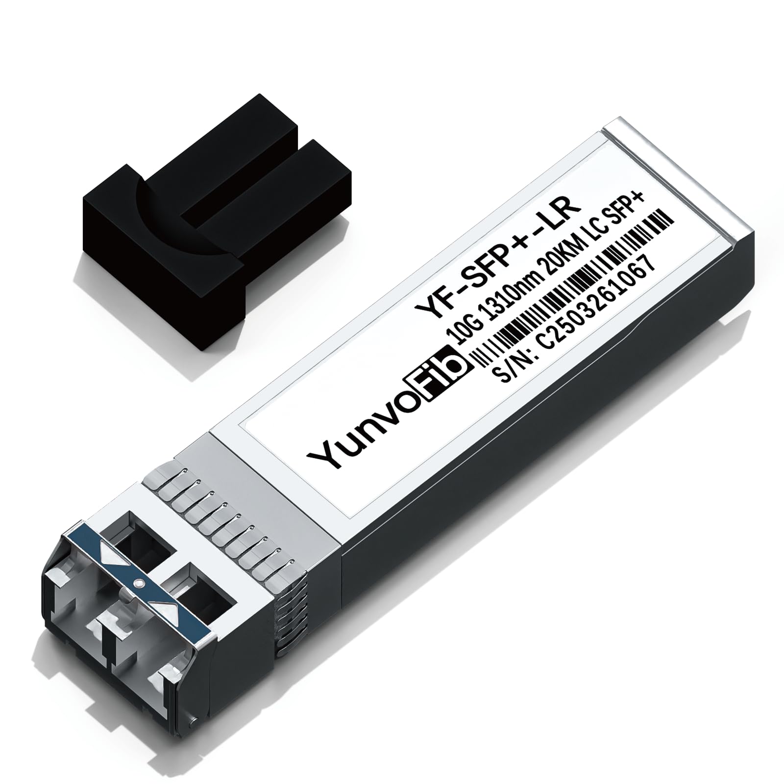 10GBase LR SFP+ Transceiver - SFP+ to LC Module 1310nm 10km DOM Duplex LC SMF Optical Transceiver Module Compatible with Cisco SFP-10G-LR Mikrotik
