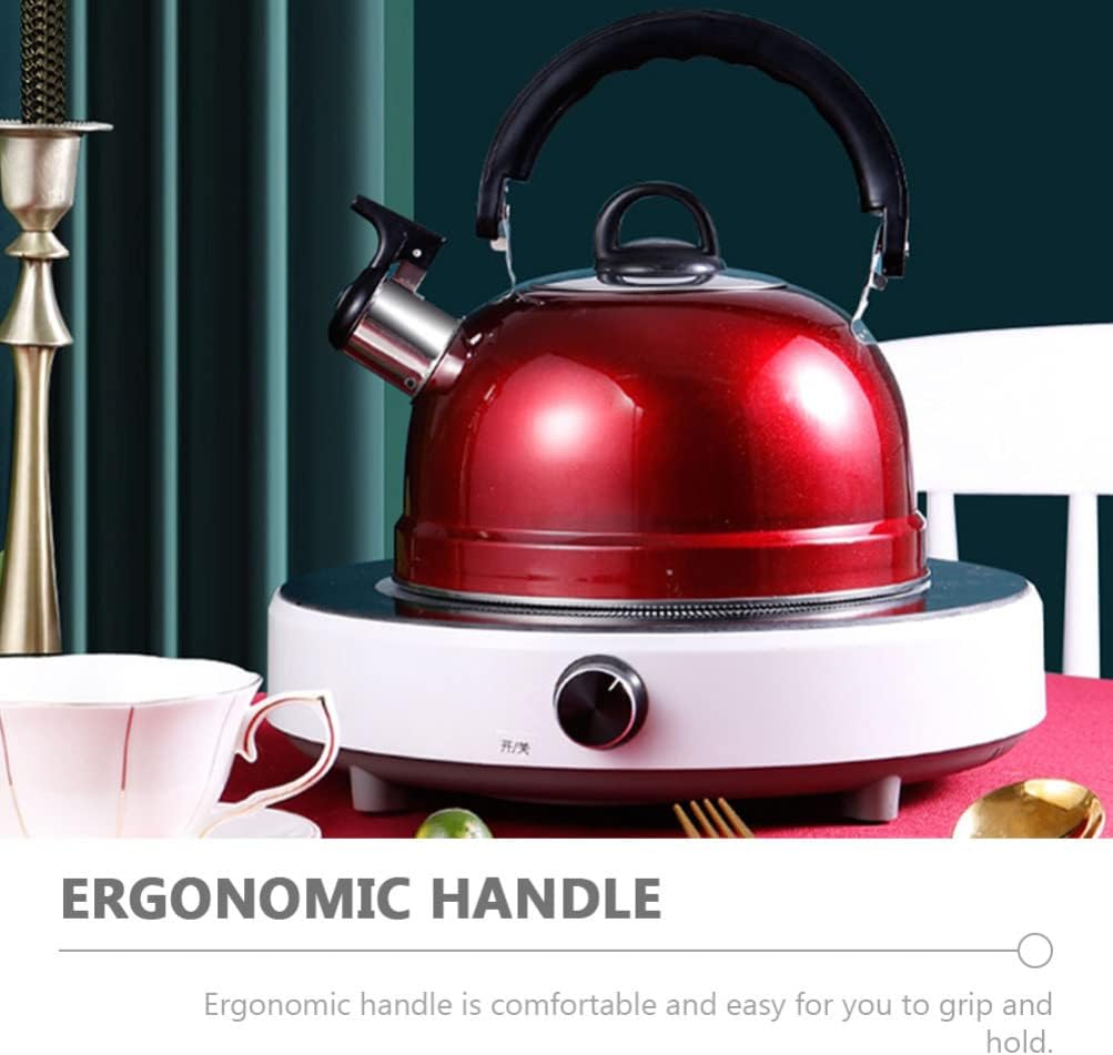 Tea Kettle Electric 3L Stainless Steel Tea Kettle Whistling Kettle