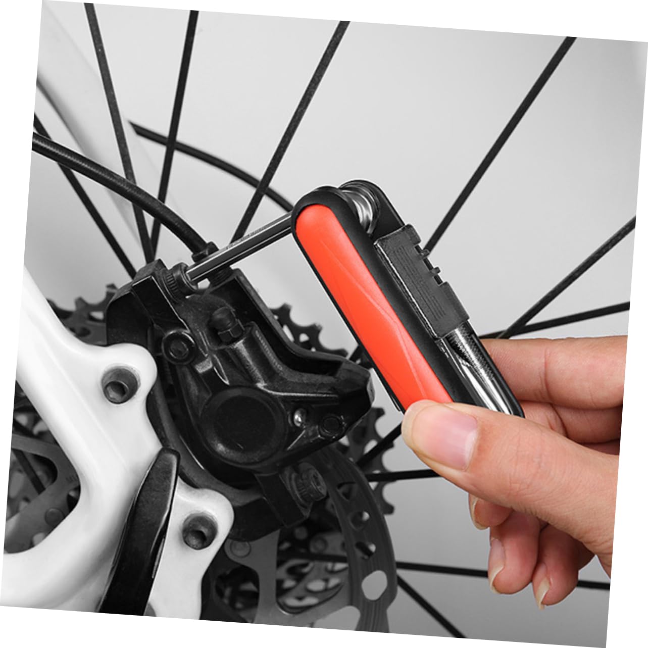 LIOOBO Essential Cycling Tool Set Chain Cutter Tire Patch and Wrench for On-the-go Maintenance