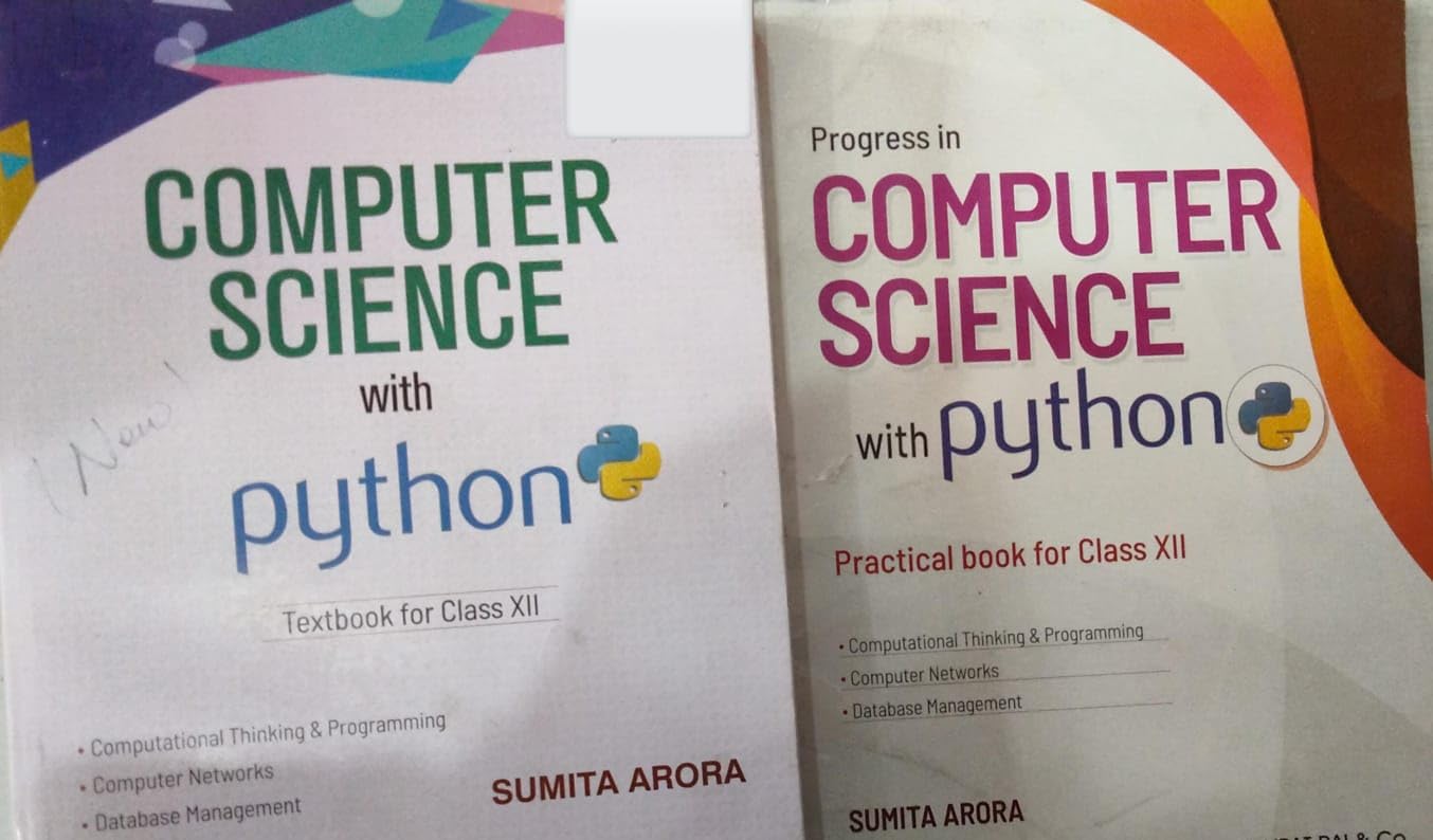 Amazon.in: Buy Computer Science With Python Class 12 By Sumita Arora (S ...