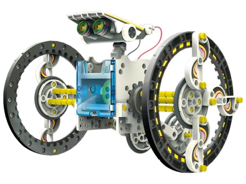 Velleman Kit Robot Solar 14 en 1, construye 14 Robots Que Funcionan con energía Solar, Set Educativo Stem, Juguete científico para jóvenes y Adultos, sin Pilas