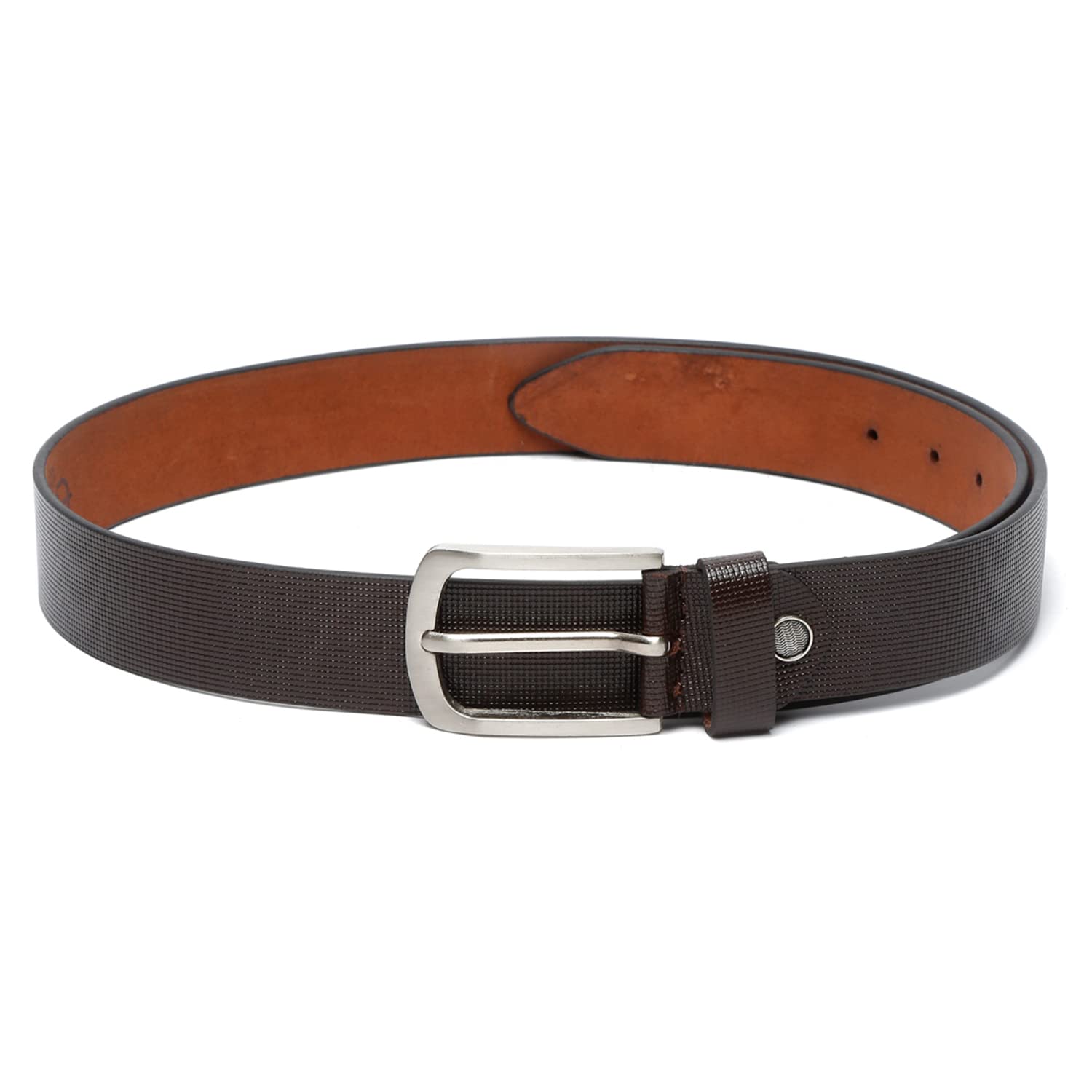 mutaqinoti Men's Brown Genuine Leather Belt 1.25 inch (35mm) Handmade Formal Style Waist Strap Officewear Men Gents Boys (SMBR)-picture-10