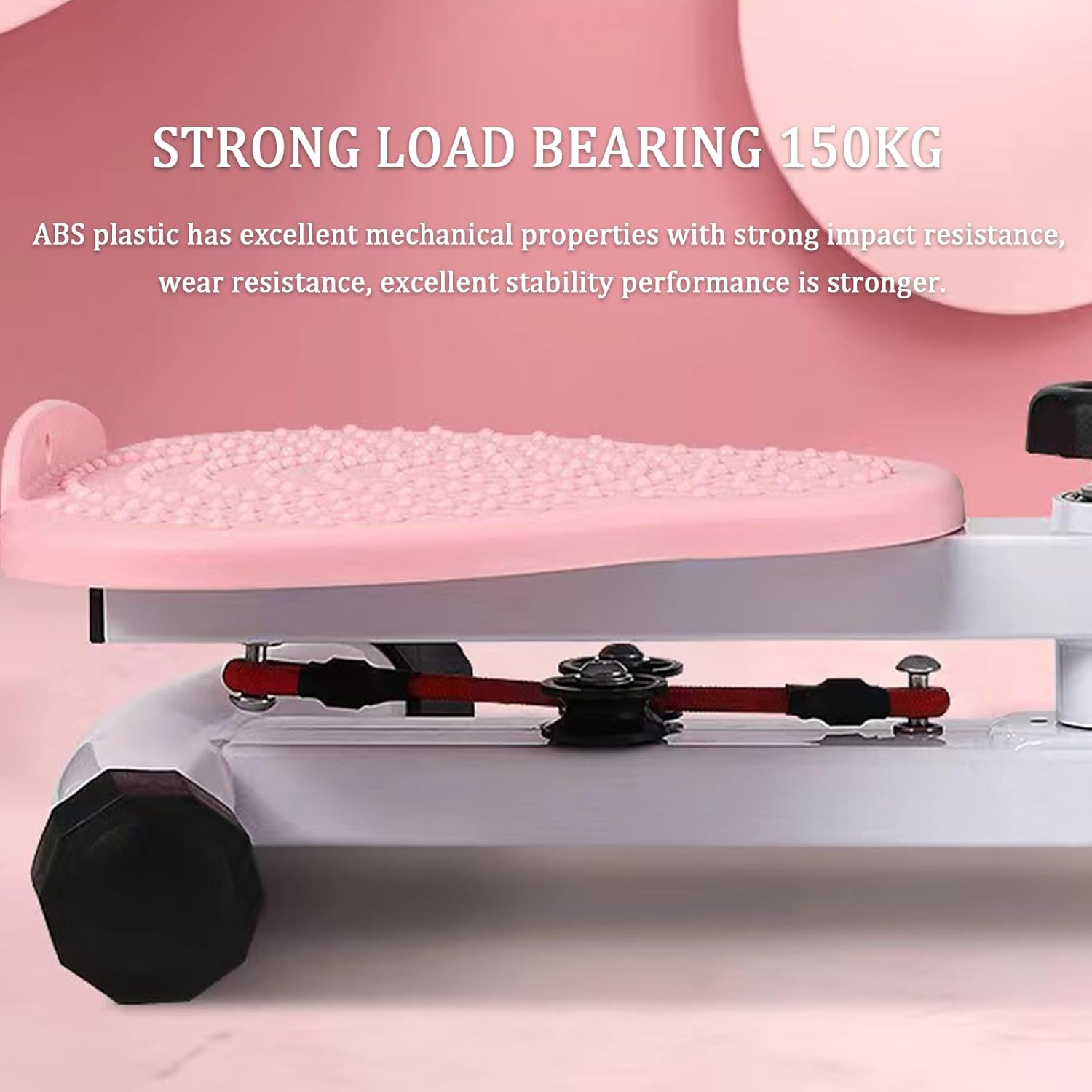 Waist Twisting Disc, Waist Sculptor Machine Twister with Elastic Rope and Adjustable Resistances, Stronger Load Bearing