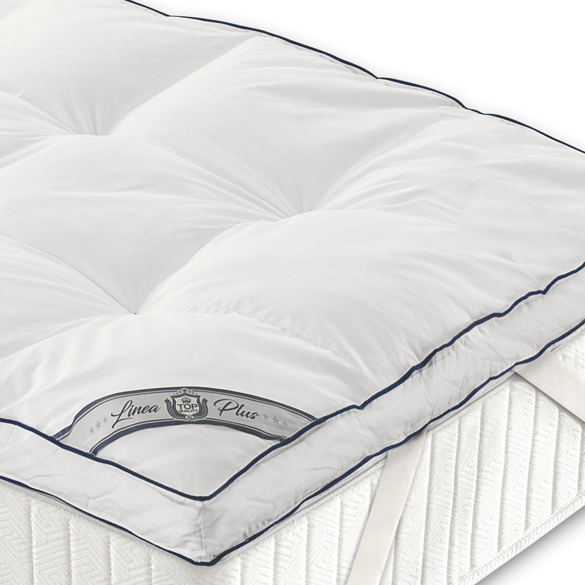 Coprimaterasso Impermeabile Matrimoniale - Trapuntato, Traspirante, Antiacaro, 180x200x40 Cm, Lavabile - Foto 4