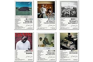 Mr. Morale & The Big Steppers Album Covers Canvas Poster Set