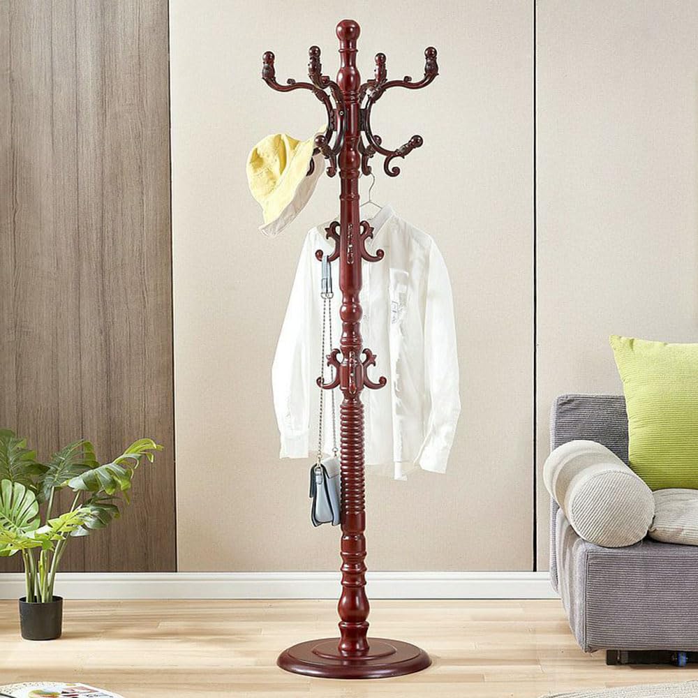 Porte-Manteau autoportant en Bois Style Arbre pour un Salon Chaleureux