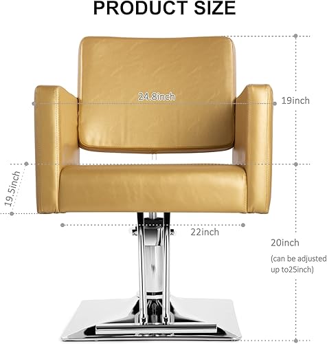 Miniatura 2 de Artist hand Sillas de peluquería, sillas de peluquería multiusos con bomba hidráulica resistente, equipo de belleza giratorio de 360 grados para