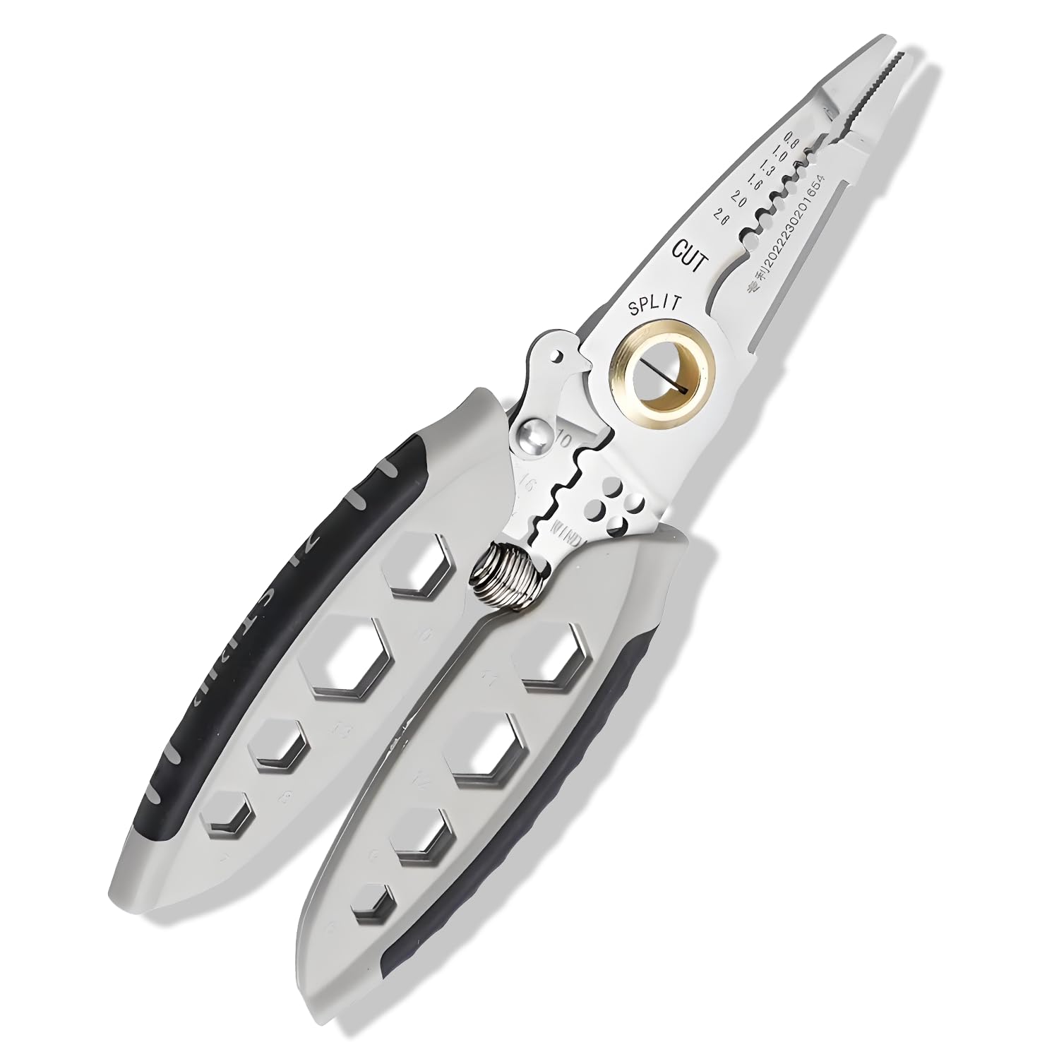 RYHHH 9-in-1 Multipurpose Wire Stripper, New Crimping Tool, Crimping Pliers with Stripping and Cutting Function