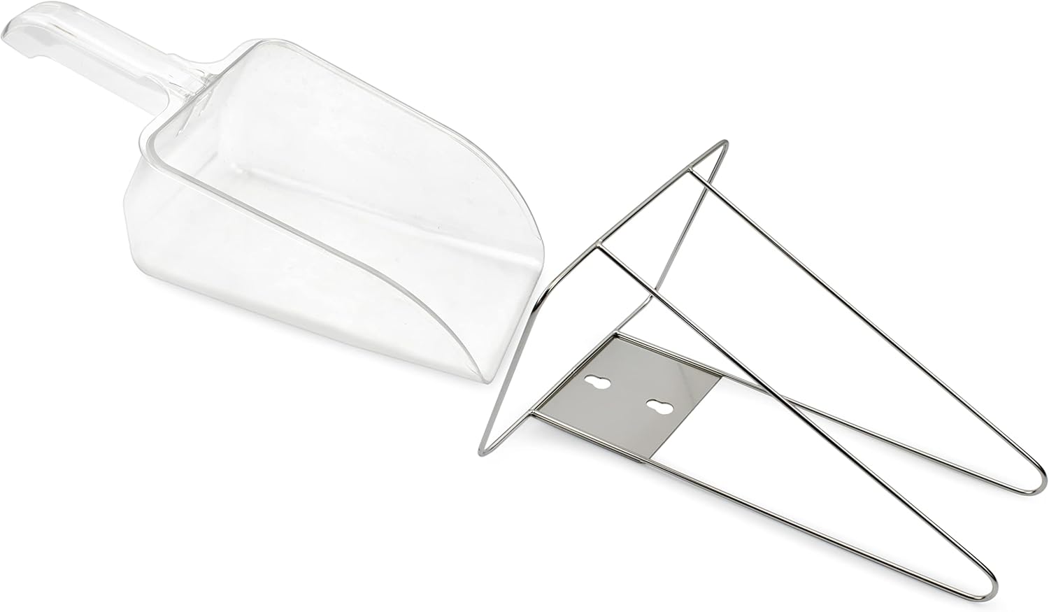 Darware Commercial Ice Scoop with Metal Holder, 58Fluid Ounces Capacity Industrial