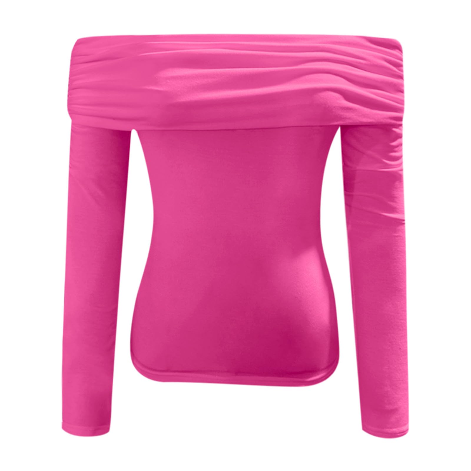 Camiseta térmica Ajustada Manga Larga Cuello para Mujer Ropa Interior Abrigada Invierno