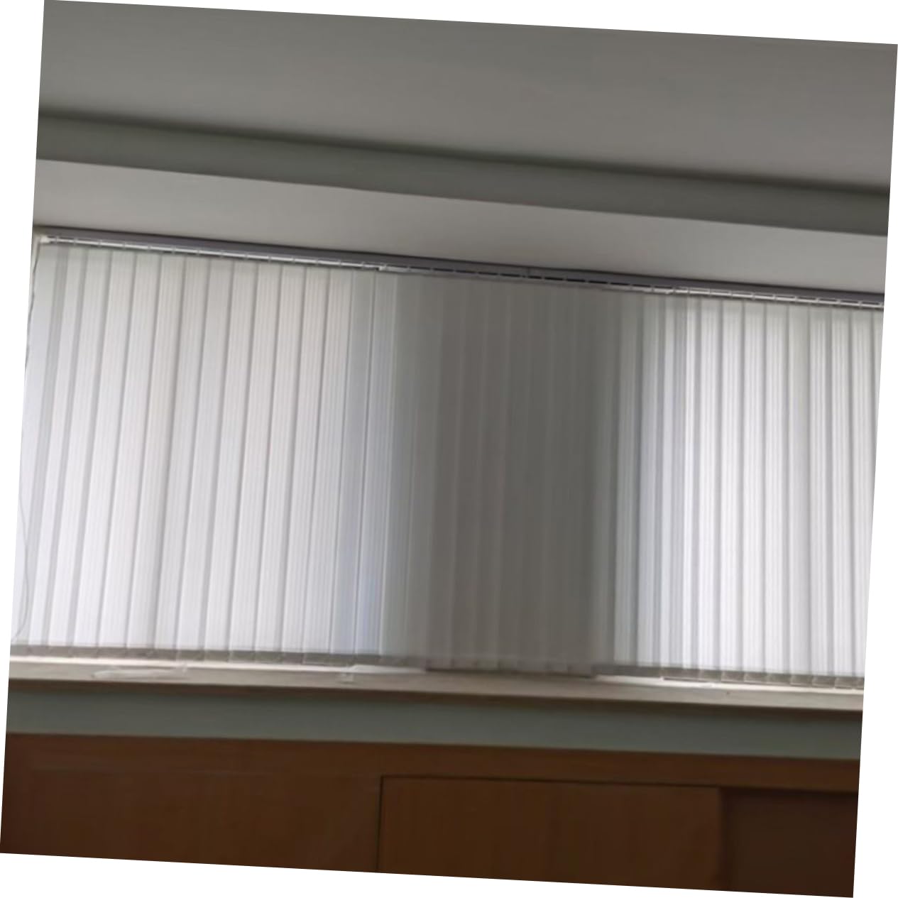 4 Ersatzlamellen Montage, Weiße Stück Pvc, Einfache Vertikaljalousien