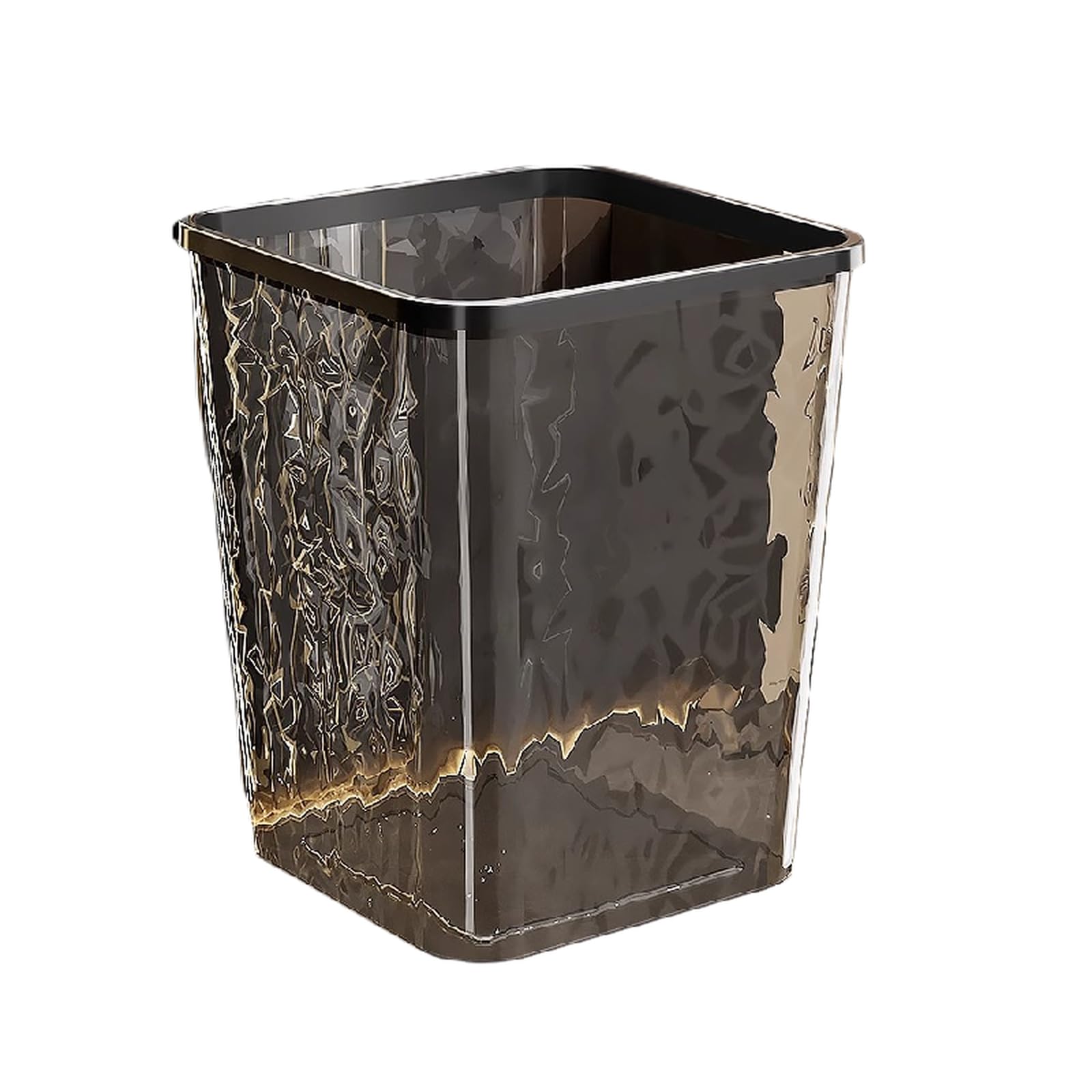 Poubelle de luxe grande capacité 12L sans couvercle PET - 3