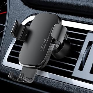 Phone Holder Car, Adjustable Cell Phone Holder, Car Phone Mount Cradle 360 degree Rotation, Vent Car Phone Holder, Dashboard Phone Mount Stand Compatible with iPhone 14 13 12 11 Pro Max XS, Galaxy Note S22 S20 S10 and More