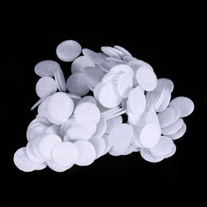 Filtros de algodão para microdermoabrasão AEGYPIUS, 500 unidades, 10 mm