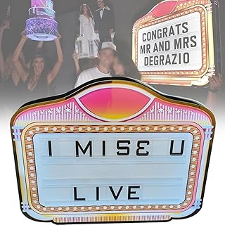 Club Sign Service Plastic Nightclub LED Bottle Presenter, Light Box with Changeable Letters, Custom Logo, for Bar Hotel Private Party