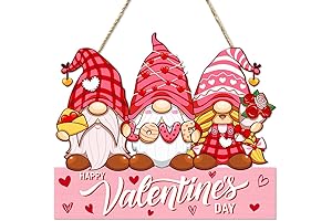 Happy Valentine's Day Sign for Front Door Decor