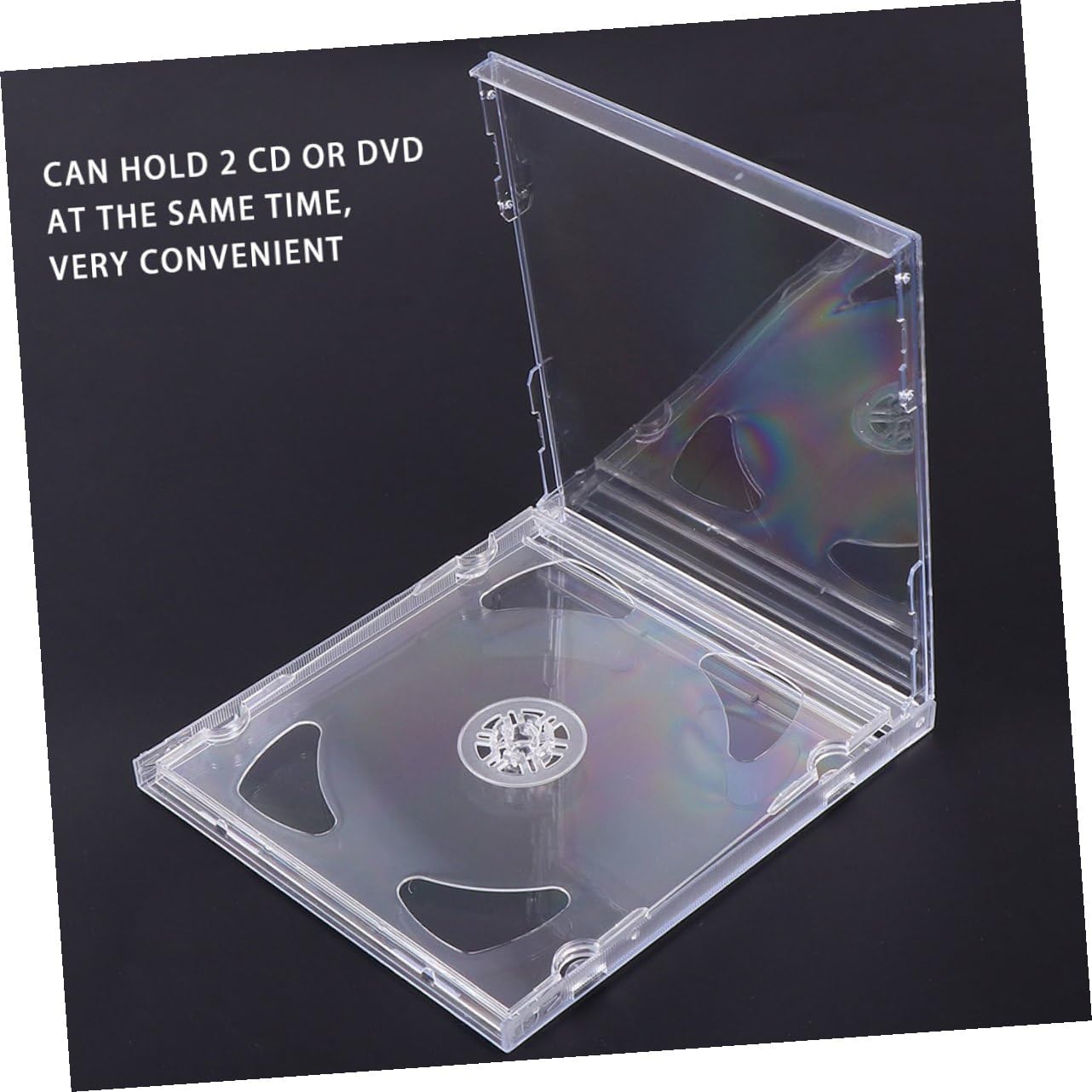 Garneck 25 Custodie Per Cd in Plastica Rigida Facili Da Trovare Compatte Per Conservare Video Di Matrimoni E Mixtape