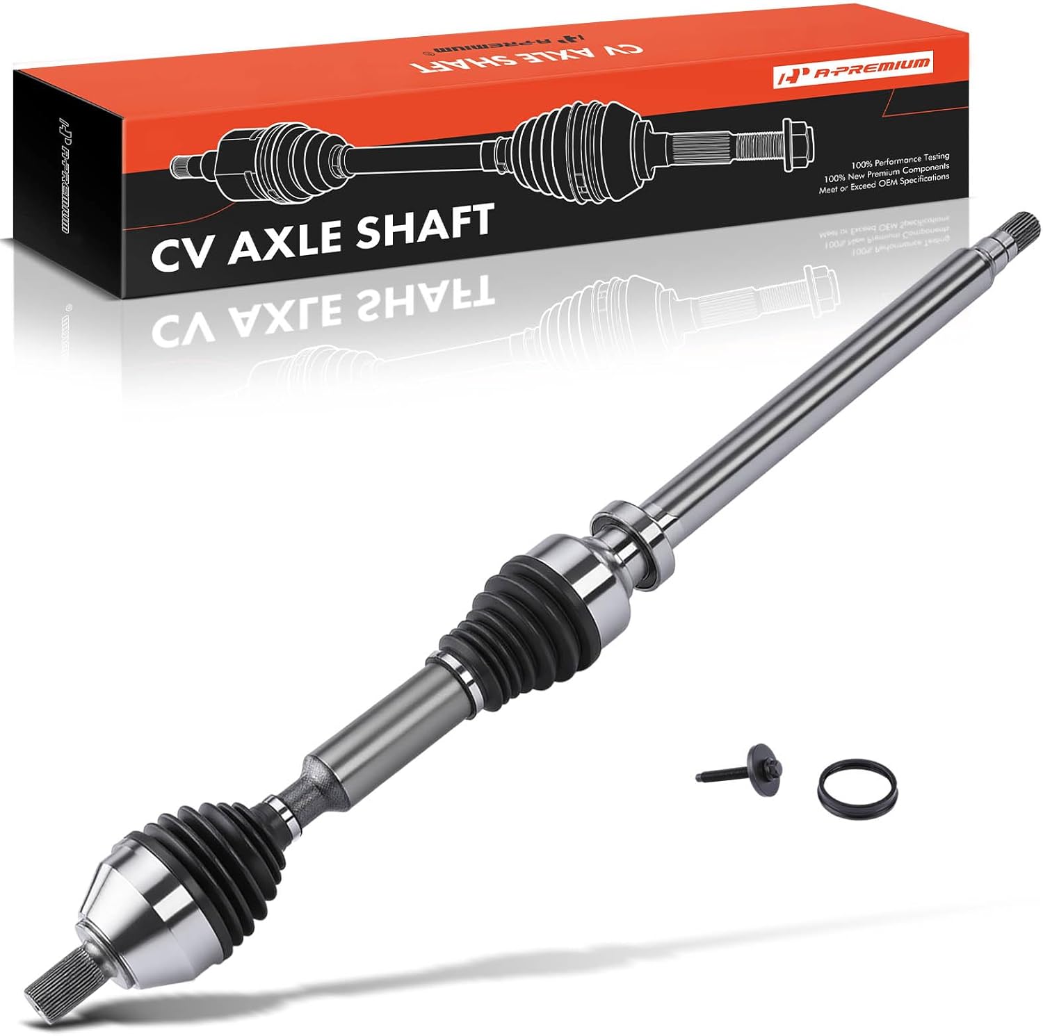 A-Premium CV Axle Shaft Assembly Compatible with Volvo XC60 2011-2014 3.2L, FWD, Front Right Passenger Side